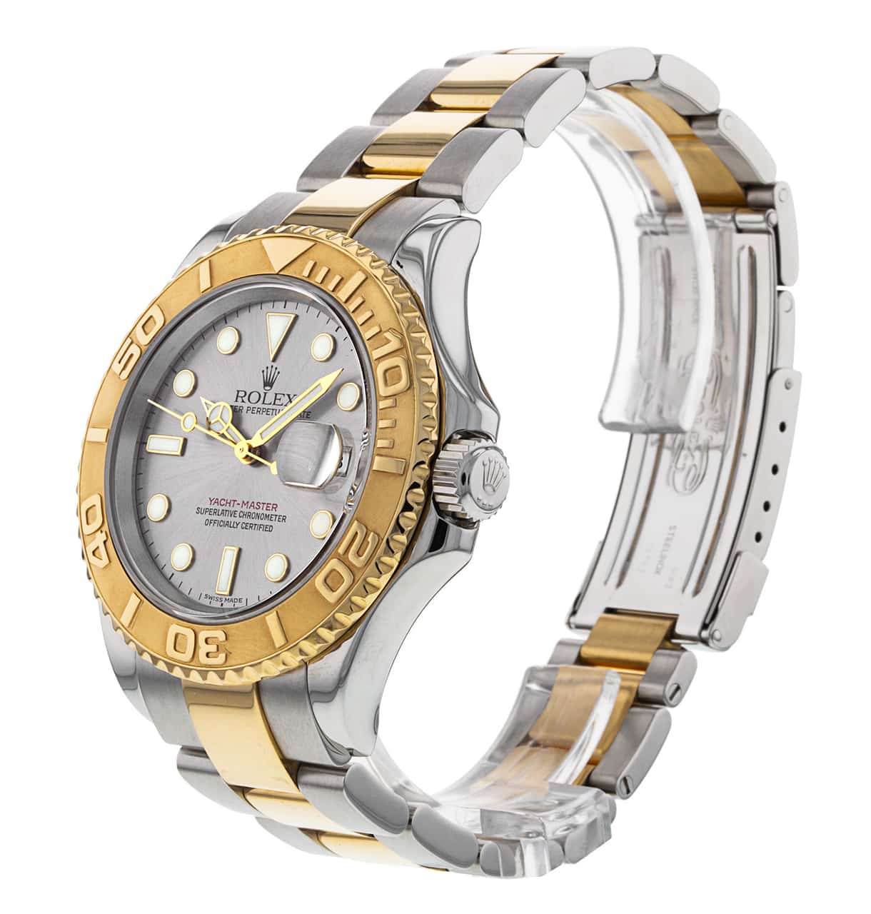 Rolex yacht 2025 master half gold